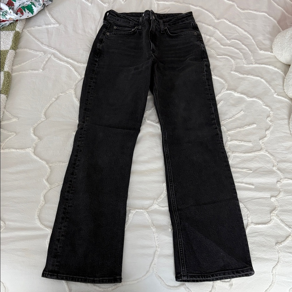 Agolde Black Flare Women's Jeans